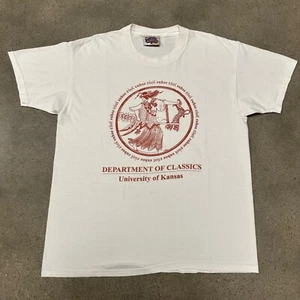 Vintage University of Kansas Department of Classics Shirt - Bild 1 von 4