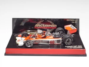 MINICHAMPS 1:43 McLAREN FORD M23 G. VILLENEUVE GP BRITÁNICO 1977 #41 "Marlboro" - Imagen 1 de 5