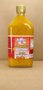 Salsa de pimienta/salsa de pimienta Bajan Hot Pepper 340 gr Aunt May de la isla solar de Barbados - Imagen 1 de 4