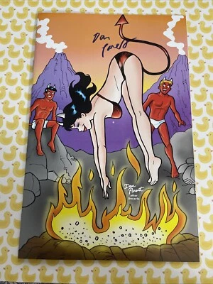 VERONICA #28 DAN PARENT SIGNED VIRGIN VARIANT /250 BIKINI DEVIL HELL 2024 archie - Image 1 of 2