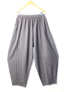 Moonshine Lagenlook Sweathose Hose 46 48 50 Gr. 1 Taschen Grau Neu - Bild 1 von 1