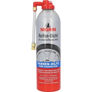 Sellador de neumáticos NIGRIN 500 ml - coche bicicleta ayuda contra pinchazos juego de pinchazos spray contra pinchazos  - Imagen 1 de 6