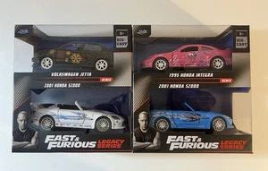 Jada Fast and Furious 1/32 Legacy Remix Volkswagen Jetta & 2001 Honda S2000 - Picture 1 of 4
