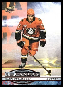 2024-25 Upper Deck UD Canvas Olen Zellweger Anaheim Ducks #C-9 - Bild 1 von 3