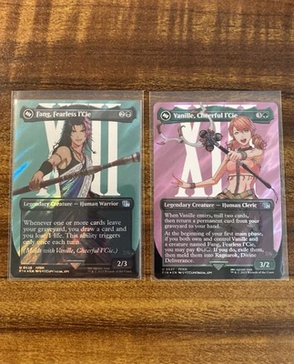 MTG✨FANG & VANILLE L'CIE Borderless SURGE FOIL Set✨FINAL FANTASY FFXIII MINT - Image 1 of 4
