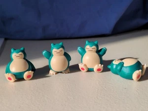 Pokemon Mini Figuren - Snorlax - 4 Stück - Bild 1 von 6