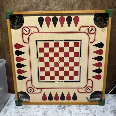 Wooden Carrom Board ONLY 26 x 26x3 Inch Strike and Pocket Game - Image 1 of 4
