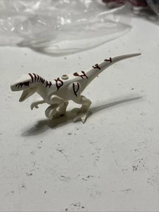 Lego weißer Dinosaurier Atrociraptor Gelenkkiefer - Bild 1 von 3