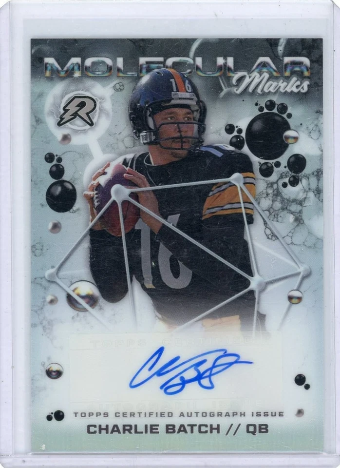 2025 TOPPS RESURGENCE #MM-CB CHARLIE BATCH AUTOGRAPH (PITTS. STEELERS) 091625 - Image 1 of 1