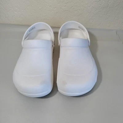 Crocs Unisex Bistro Slip Resistant Clog, White, Men 8/Women 10 - Image 1 of 4