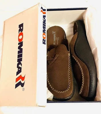 Romika Mokasso 8 US 41F EUR Leather Slip-On Comfort Shoes - Image 1 of 4