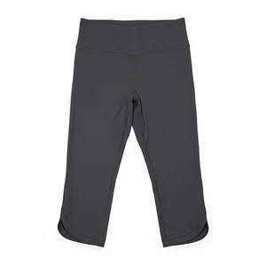 Lululemon Align Crop Leggings Athletic Yoga Workout Pants Size 12 Black - Picture 1 of 10