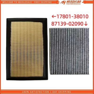 Combo Set Engine & Carbon Cabin Air Filter For Toyota Rav4 2013-2018 L4 2.5L - Image 1 of 4