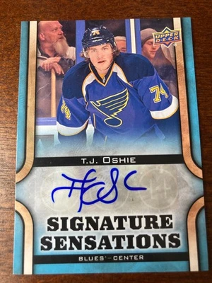 2013-14 T. J. Oshie Auto Autograph - Image 1 of 2