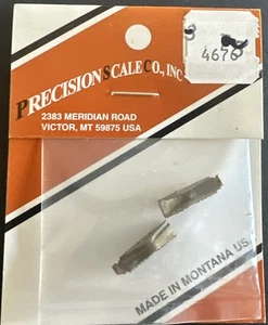 Precision Scale Co. O Scale #4676 Brass Style 2 Rerail Frogs 2 Pack NIP - Picture 1 of 2