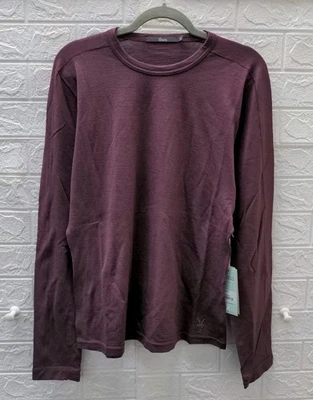 Nuevo Ibex FW23 Mujer Woolies 250 Crew Ciruela Vino Talla L Foto 1 de 4