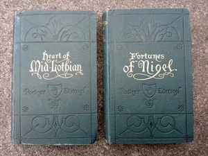 Waverley Novels Pocket Edition Vol 7 & 14 1873-74 Walter Scott - Picture 1 of 6