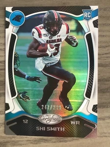 Espejo Panini 2021 certificado Rookies 241/299 Shi Smith #184 Rookie RC Panthers - Imagen 1 de 2