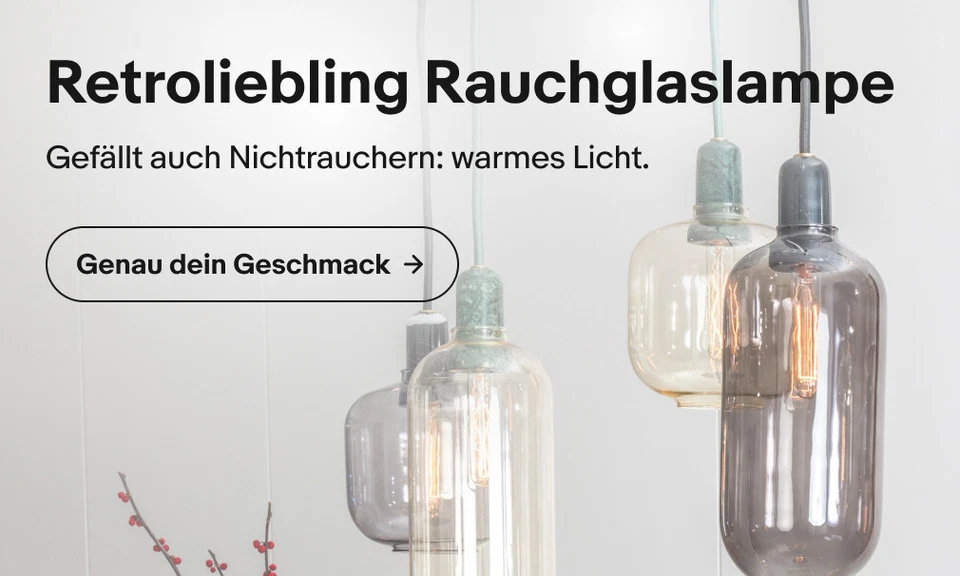 Rauchglas Lampen