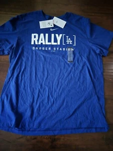 NWT Los Angeles Dodgers Nike Dodger Stadium Rally Shirt Mens XXL - Picture 1 of 1