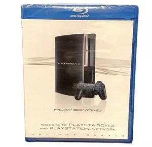Sony PS3 Play Beyond Blu-ray Disc Welcome to Playstation 3 & PS Network Sealed - Picture 1 of 3
