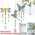 DIY Diamond Painting Suncatcher Double Sided Wind Chimes Garden Hanging Ornament
