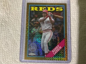 2023 Topps BARRY LARKIN 1988 Silver Pack GOLD MOJO REFRACTOR 03/50 HARD TO FIND! - Picture 1 of 2