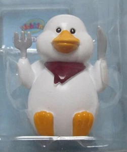 AABOT Chow down duck foodie food lover ANIMAL FIGURINE Webkinz new code Ganz - Picture 1 of 8