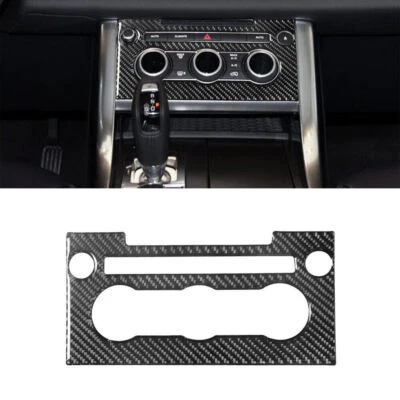Para Land Rover Range Rover Sport Vinilo Fibra de Carbono Consola Interruptor AC Panel Tapicería Foto 1 de 4