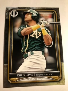 2020 Topps Tribute Jumbo 5x7 Khris Davis A's 8 02/10 - Picture 1 of 1