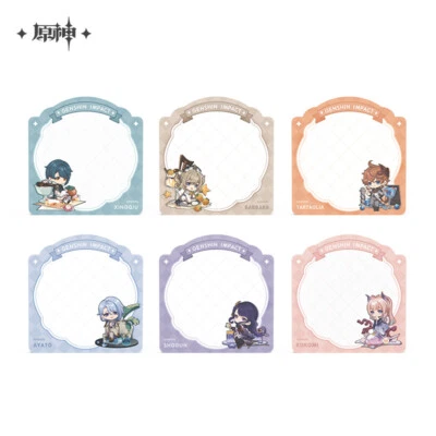 miHoYo Genshin Impact Notes Sweet Summer Note Pads Scratchpads Official Goods - Image 1 of 3