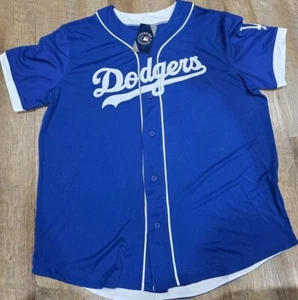 LA Dodgers Majestic MLB Originalware Knopf Trikot Herren X-Large (XL) Neu mit Etikett - Bild 1 von 2