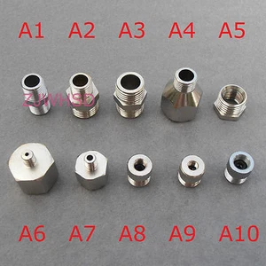 10pcs Adaptor Adapter Fitting Connector Kit Set for Compressor Airbrush Hose - Picture 1 of 2