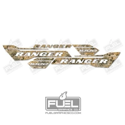 Polaris Ranger 1000 Premium Utility Vehicle Vinyl Decal Set UTV Game Guard Camo - Image 1 of 2