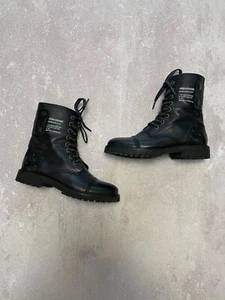 Zadig & Voltaire Avant Garde High Leather Boots Y2K Women's 39 - Picture 1 of 22