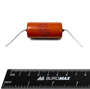 4 Stück PIO Kondensator 0,033uF 1600V K75-12 K40Y-9 Papier in Öl Audio Verstärker UdSSR - Bild 1 von 4