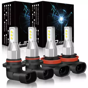 For Toyota Kluger 2011 2012 2013 9005+H11 LED Headlight Kit Bulbs Globes 15000LM - Picture 1 of 16