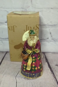 2006 Jim Shore hängendes Ornament "Santa Naughty/Nice" Heartwood Creek mit Etikett A10 - Bild 1 von 14