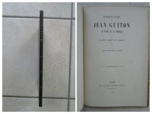 Notes sur Jean GUITON maire de LA ROCHELLE, 1863. Reliure de POUGET. - Picture 1 of 11