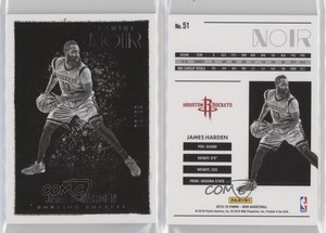 2015-16 Panini Noir Black and White /99 James Harden #51