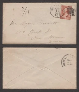 1885 Cover – Waterloo, Iowa – Fancy Duplex Cancel - Picture 1 of 1