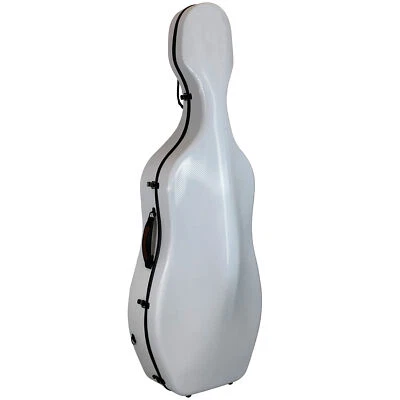 Estuche para violonchelo de fibra de carbono D’Luca 4/4 tamaño completo blanco Foto 1 de 4
