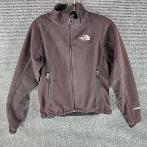 The North Face Womens Small Black Windwall Full Zip Jacket Polyester Logo - Picture 1 of 7