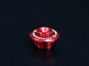 YOSHIMURA JAPAN RED OIL FILLER PLUG CAP SUZUKI GSXR1000R GSX-R 2022 - Picture 1 of 2