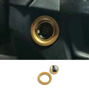 2020-2024 Paint Yellow One-Click Startup Cover Trim 2PCS Fit For Cadillac CT5 - Imagen 1 de 6