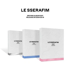 LE SSERAFIM 3rd Mini Album EASY CD+Booklet+Lyric+2p Card+F.Poster+Sticker+Gift - Imagen 1 de 17