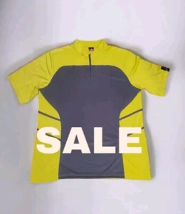 Herren grau und gelb 100 % Polyester schweißfest Top Größe Large - Bild 1 von 6