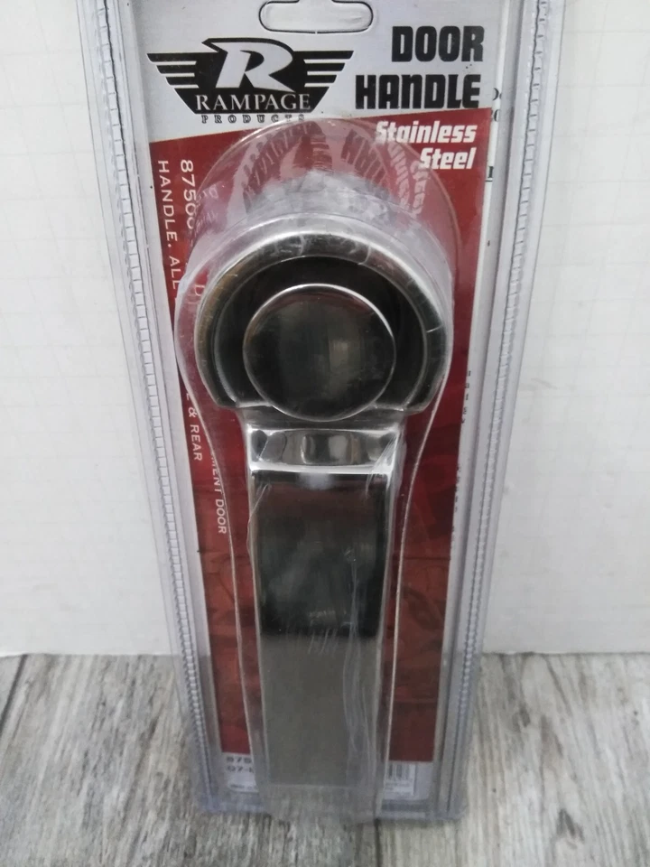 Manija de puerta Rampage de acero inoxidable, pulido - 87500 - se adapta a Jeep 2007-2018 Foto 1 de 4
