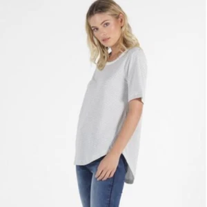 BETTY BASICS ARIANA TEE SHORT SLEEVE TOP- BLACK WHITE STRIPE S6-22 - Picture 1 of 4