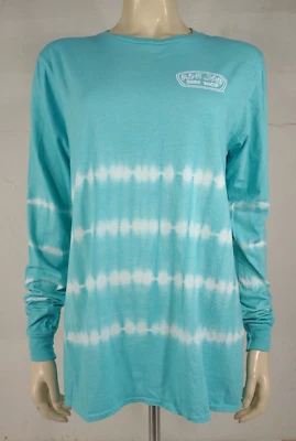 NWT Ron Jon Surf Shop seafoam teal white tie dye long sleeve t-shirt Medium - Image 1 of 4